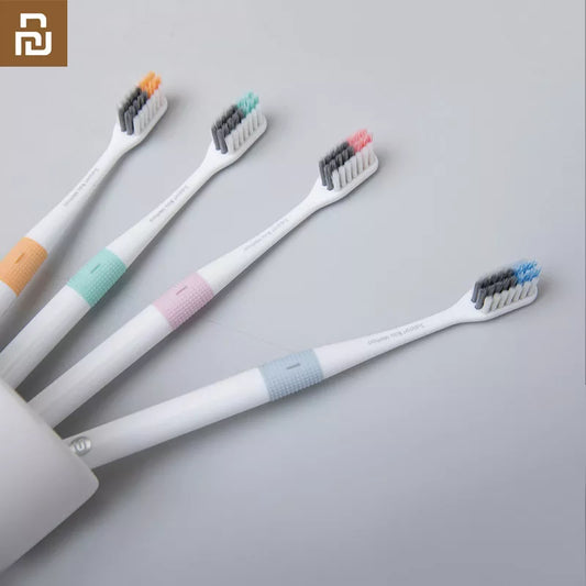 Youpin Doctor B Toothbrush Bass Method Sandwish-bedded better Brush Wire 4 Colors Including 1 Travel Box For smart home