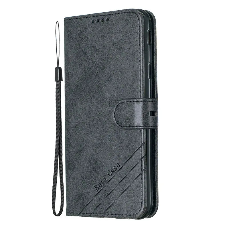 For Samsung Galaxy J4 Plus Case Leather Flip Case on sFor Samsung J4 J6 Plus 2018 Phone Case Fundas Luxury Magnetic Wallet Cover