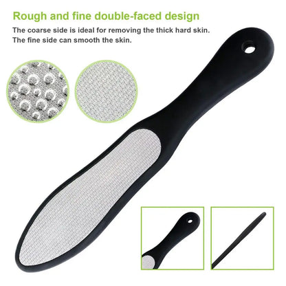 Stainless Steel Double Side Foot Files Hard Skin Pedicure Rasp Scrubber  Callus Remover Grinding Foot Skin Care