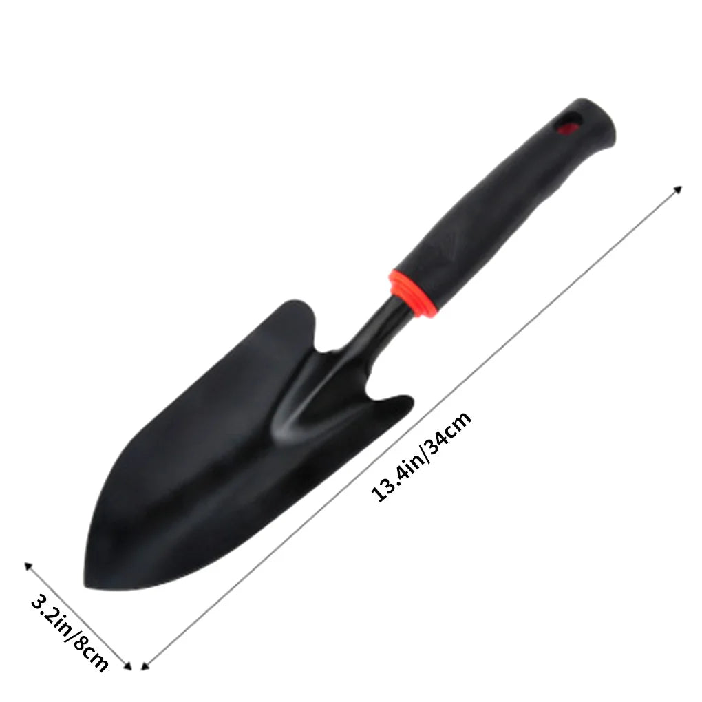 1pcs Home Garden Tools Bonsai Shovel Rake Stainless Cultivator Weeder Tools Garden Lawn Farmland Transplant Rubber Handle