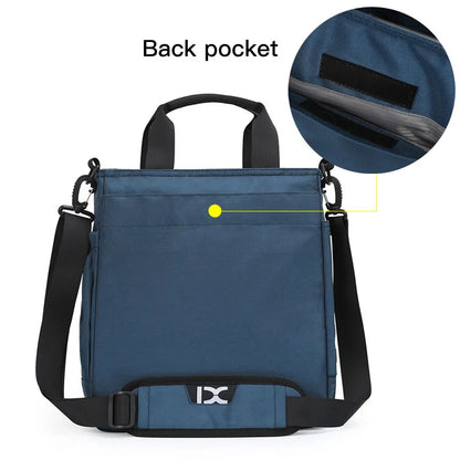 Men Shoulder Messenger Bag Headphone Hole Waterproof Crossbody Bag Nylon Travel Handbag Large Capacity Storage Work Bags XA666C