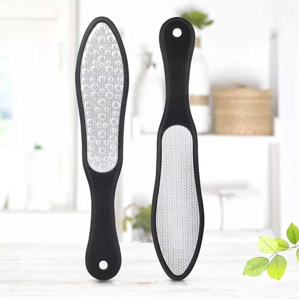 Stainless Steel Double Side Foot Files Hard Skin Pedicure Rasp Scrubber  Callus Remover Grinding Foot Skin Care