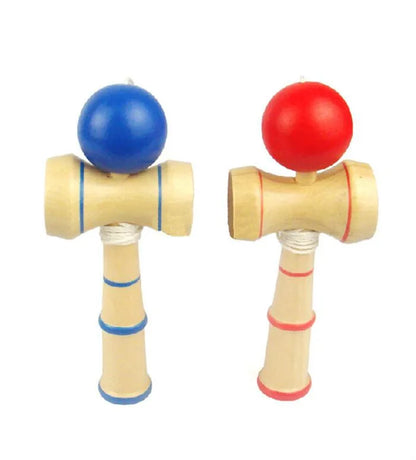 1PCS Kids Wooden Kendama Coordinate Ball Japanese Traditional Skillful Juggling Wood Game Balls Bilboquet Skill Educational Toys