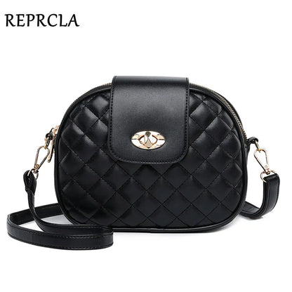 REPRCLA Hot Fashion Crossbody Bags for Women 2023 High Capacity 3 Layer Shoulder Bag Handbag PU Leather Women Messenger Bags