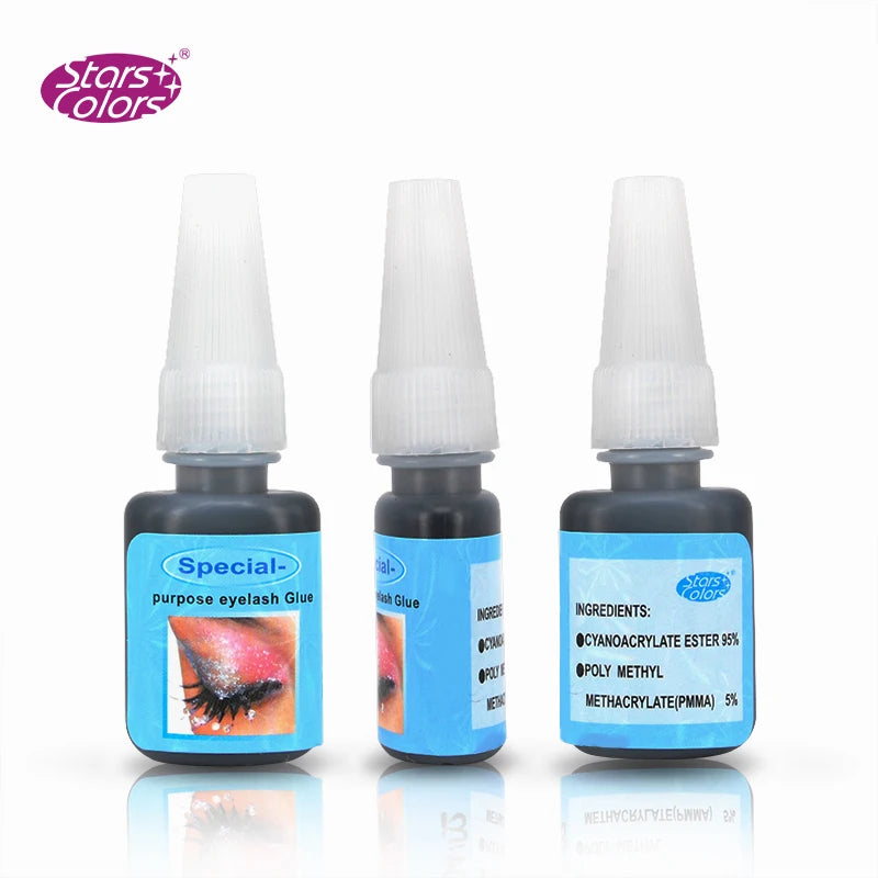 Professional 15ml Long Lasting Brand Diamond Glue Low Odor No Toxic Low Stimulate Dark Eyelash Extension Glue Makeup Extension