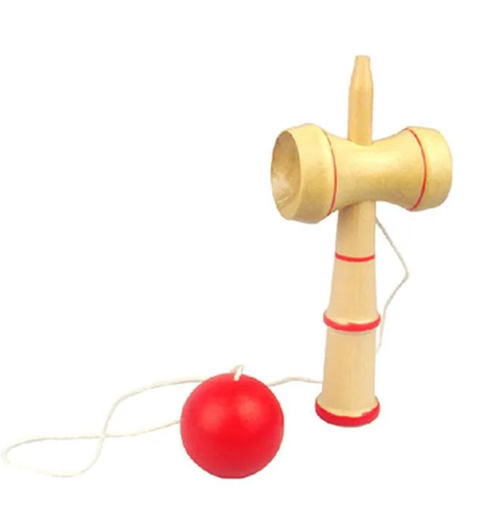 1PCS Kids Wooden Kendama Coordinate Ball Japanese Traditional Skillful Juggling Wood Game Balls Bilboquet Skill Educational Toys