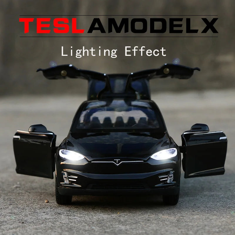 1:32 Tesla MODEL X Alloy Car Model Diecasts & Toy Vehicles Toy Cars Free Shipping Kid Toys For Children Christmas Gifts Boy Toy