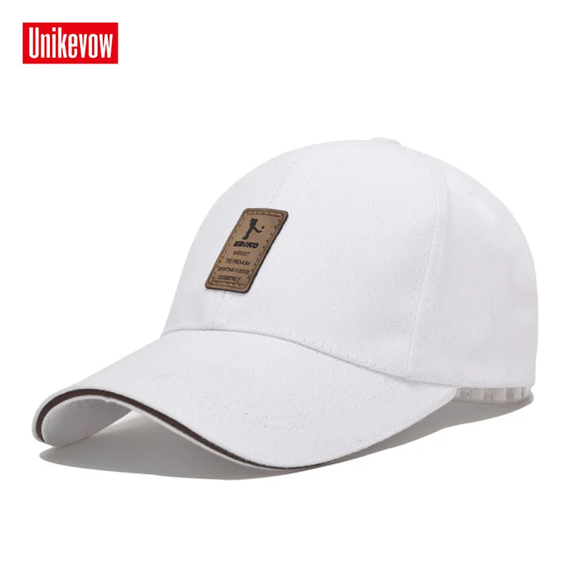 1Piece Baseball Cap Men's Adjustable Cap Casual leisure hats Solid Color Fashion Snapback Summer Fall hat