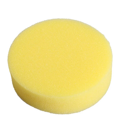 12PCS Wax sponges Round Car Polish Sponge Car Wax Foam Sponges Applicator Pads for Clean Car Cleaner Care Tools Glass Yellow