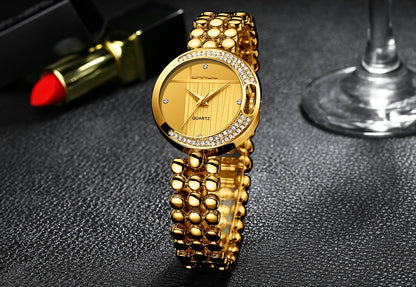 Luxury Brand Women Watches Diamond Dial Bracelet Wristwatch For Girl Elegant Ladies Quartz Watch Female Dress Watch