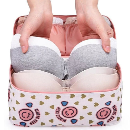 RUPUTIN 2021 New Travel Bra Bag Underwear Organizer Bag Cosmetic Daily Toiletries Storage Bag Women's High Quality Wash Case Bag