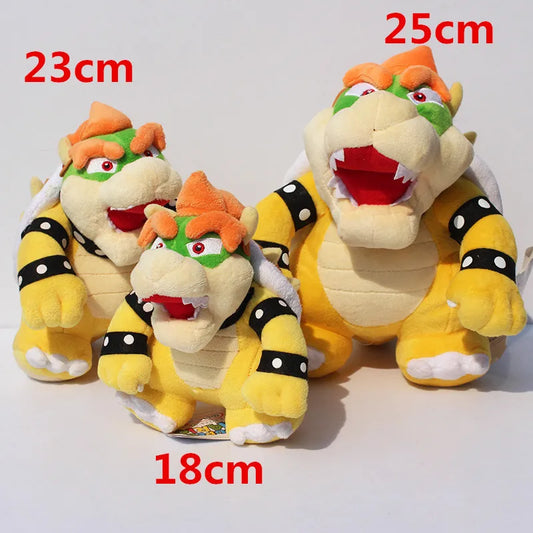 18CM-25Cm Koopa Bowser Plush Toys Anime Cartoon Dragon Dolls