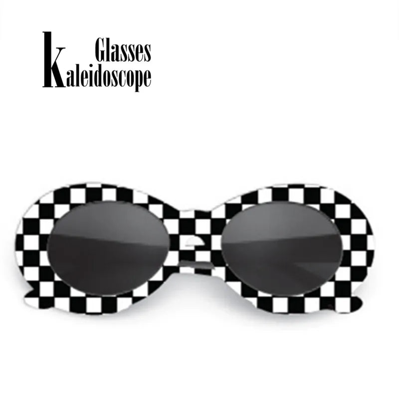 Kaleidoscope Glasses Women Sunglasses  Kurt Cobain Sun Glasses Clout Goggles Retro Women Sunglass Male Female Eyewears