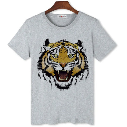 BGtomato New arrival popular Tiger print t shirt men hot sale active 3D shirt Brand good quality comfortable shirts for men