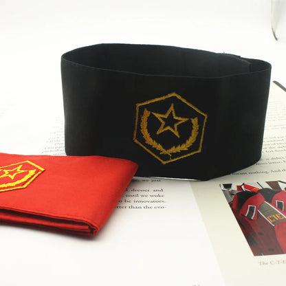 Rare Cosplay MJ Michael Jackson CTE Anti War Embroidery Armband Brassard Halloween Party Gift For Peace in 1980s