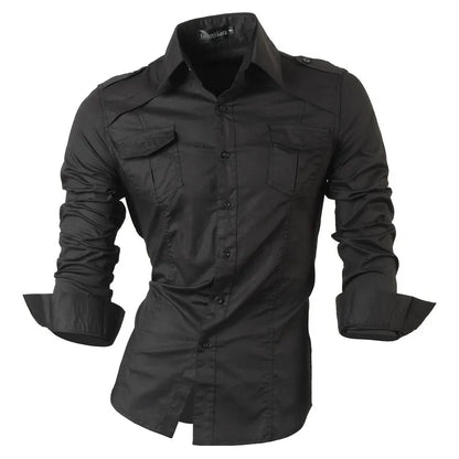 jeansian Spring Autumn Features Shirts Men Casual  Shirt New Arrival Long Sleeve Casual Male Shirts K801