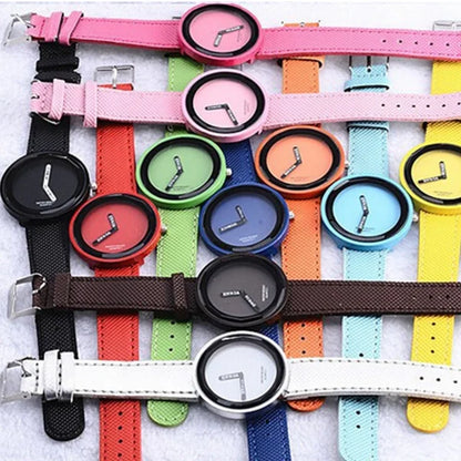 Women Watches Simple Leather Women's Watches Fashion Ladies Watch Women Clock