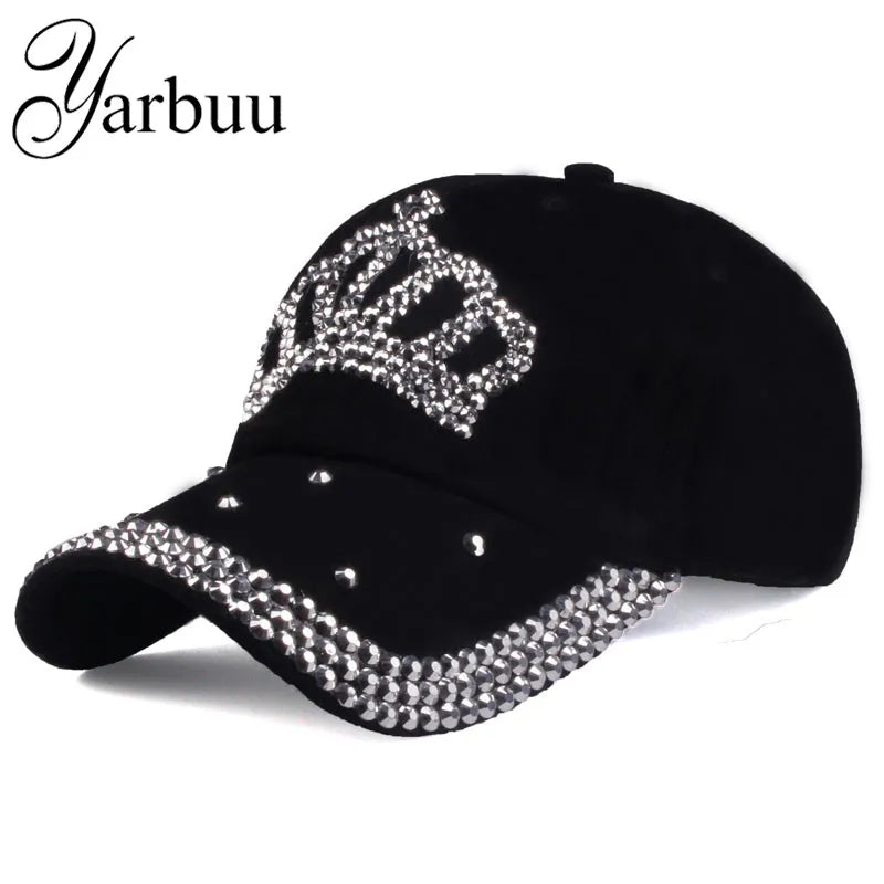 [YARBUU]Baseball Caps 2022 New Fashion Style Men And Women's Sun Hat Rhinestone Hat Denim And Cotton Snapback Cap Free Shipping