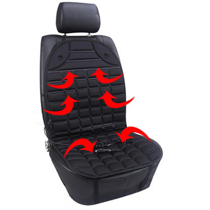 12v/24v Heated Car Seat Cover Heating Electric Car Seat Cushion Hot Keep Warm Universal in Winter Black/Gray For Lada Granta E1