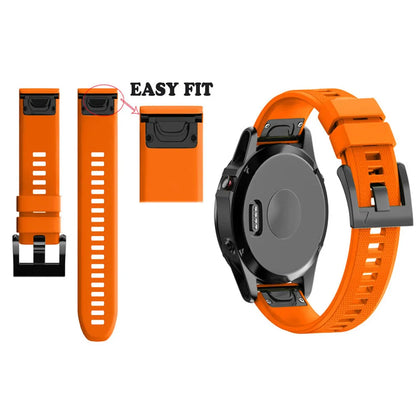 JKER 26 22 20MM Watchband Strap for Garmin Fenix 5X 6X 6 5 5S Plus 3 3HR Watch Quick Release Silicone Easyfit Wrist Band Strap