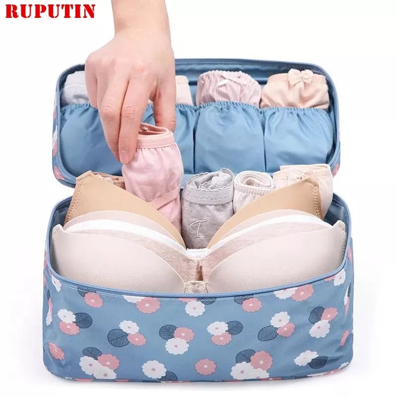 RUPUTIN 2021 New Travel Bra Bag Underwear Organizer Bag Cosmetic Daily Toiletries Storage Bag Women's High Quality Wash Case Bag