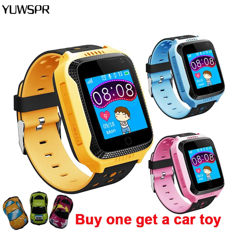 Kids Watch Smartwatch GPS Tracker SOS Call Location Flashlight Camera Remote Listening Firmware For Turkey Q528 Children Watches