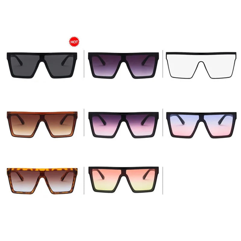 Yoovos Retro Sunglasses Women Oversized Square Women Sunglasses Luxury Brand Designer Sun Glasses For Women Ocean Lens Spectacle