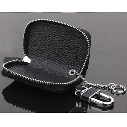 PU Leather Car Key Wallets Men Key Holder Housekeeper Keys Organizer Women Keychain Covers Zipper Key Case Bag Pouch Purse