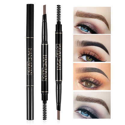 2 In 1 Crayon Sourcil Eyebrow Tattoo Pen Waterproof Eyeliner Pen 2 Heads Microblading Cejas Maquillaje Makeup Sombrancelha