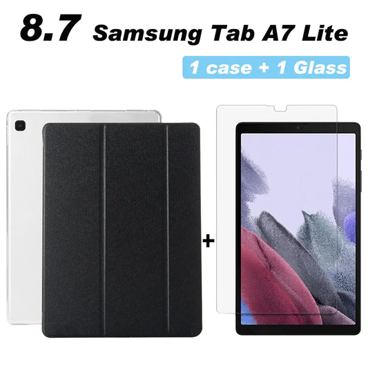 Stand Coque for Samsung Galaxy Tab A7 Lite 2021 8.7 SM-T220 SM-T225 Case Smart PU Funda for Samsung A7 Lite 8.7 T220 T225 Cover