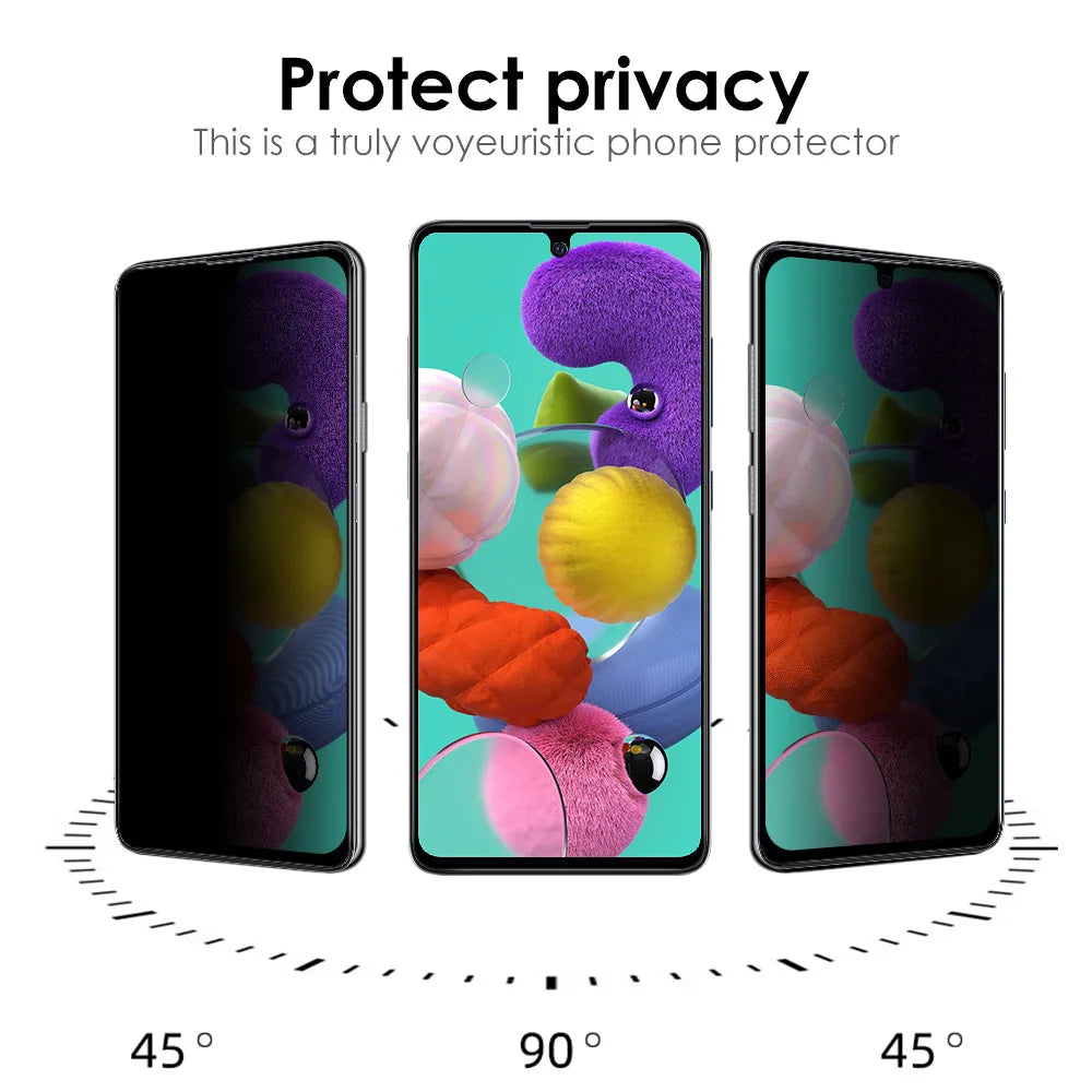 Privacy Anti Spy Screen Protector For Samsung S23 Ultra S22 Plus S21 S20 FE A54 5G A53 A52s A34 A33 A32 A13 A14 A51 A72 Glass