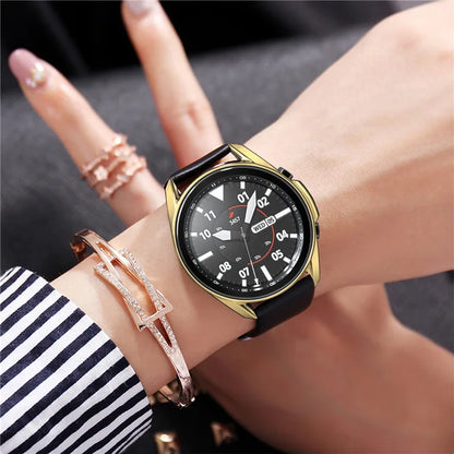 TPU Case for Samsung Galaxy watch 3 Plated cover all-around Coverage bumper Screen protector for active smartwatch Accessories