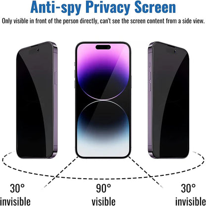 5Pcs Anti Spy Tempered Glass for Apple 7 8 Plus SE 2022 Privacy Screen Protector For IPhone 14 11 Pro XS Max XR 13 12 Mini Film