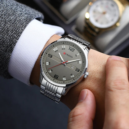 Top Luxury Brand CURREN Men Fashion Casual Business Watches Men's Quartz Clock Male stainless steel Strap Wrist Watch Relogio