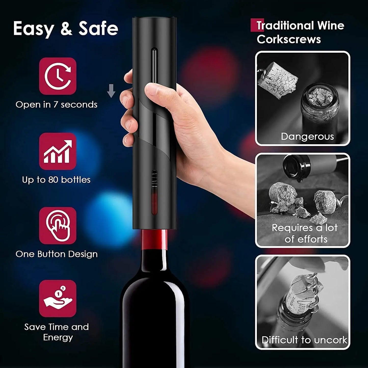 Electric Wine Openers  Luxury Sets