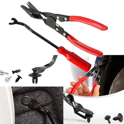 1/2PCS Car Headlight Repair Installation Tool Trim Clip Removal Pliers Van Door Panel Fascia Dash Upholstery Removal Repai Tool