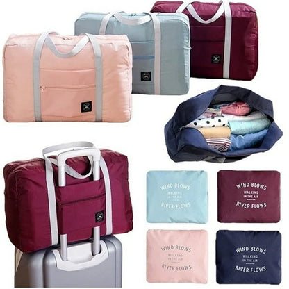 Moving Storage Bag Folding Luggage Bag Portable Aircraft BagMulti Functional Travel Bag Shoulder Bag Handbag Closet Organizer