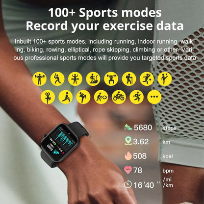 Xiaomi Mi28 Voice Calling Smartwatch Men Health Monitoring IP68 Waterproof Smart Notifications Voice Assistant Smart Watch Women