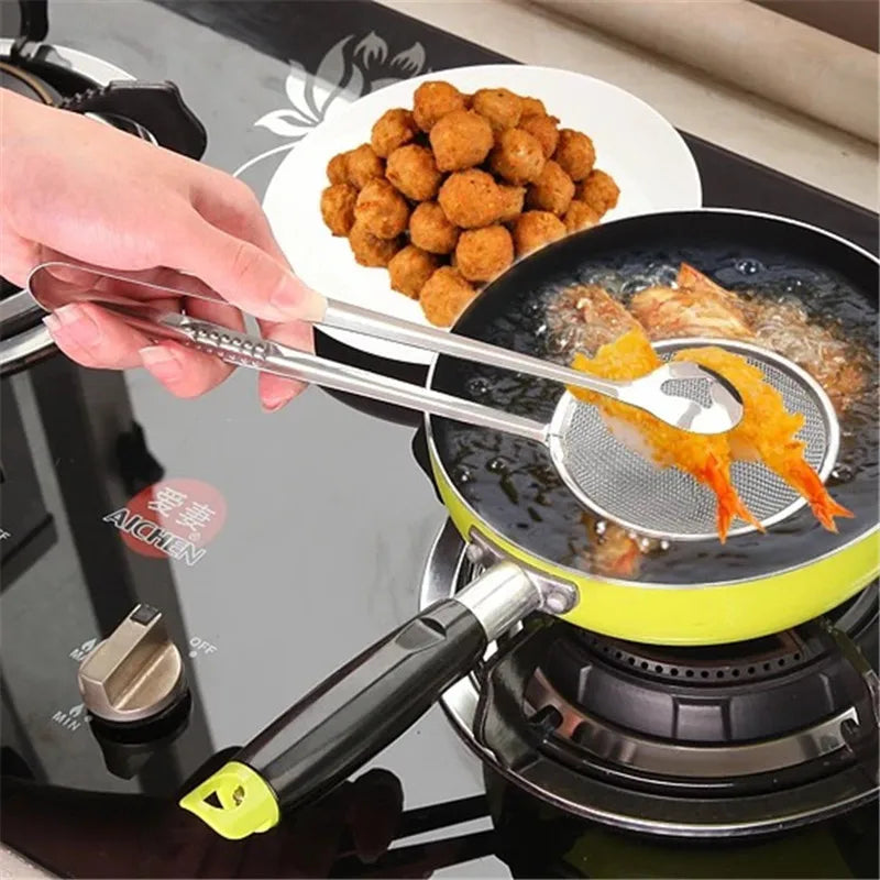 Kitchen Accessories French Fry Food Strainer Scoop Colander Drain Scoop Gadgets for Kitchen Tools Accessory Home Tools 2018