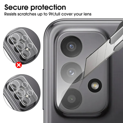 3Pcs Camera Lens Protector Glass for Samsung Galaxy A23 Full Cover Lens Tempered Glass for Samsung Galaxy A23 Screen Protective