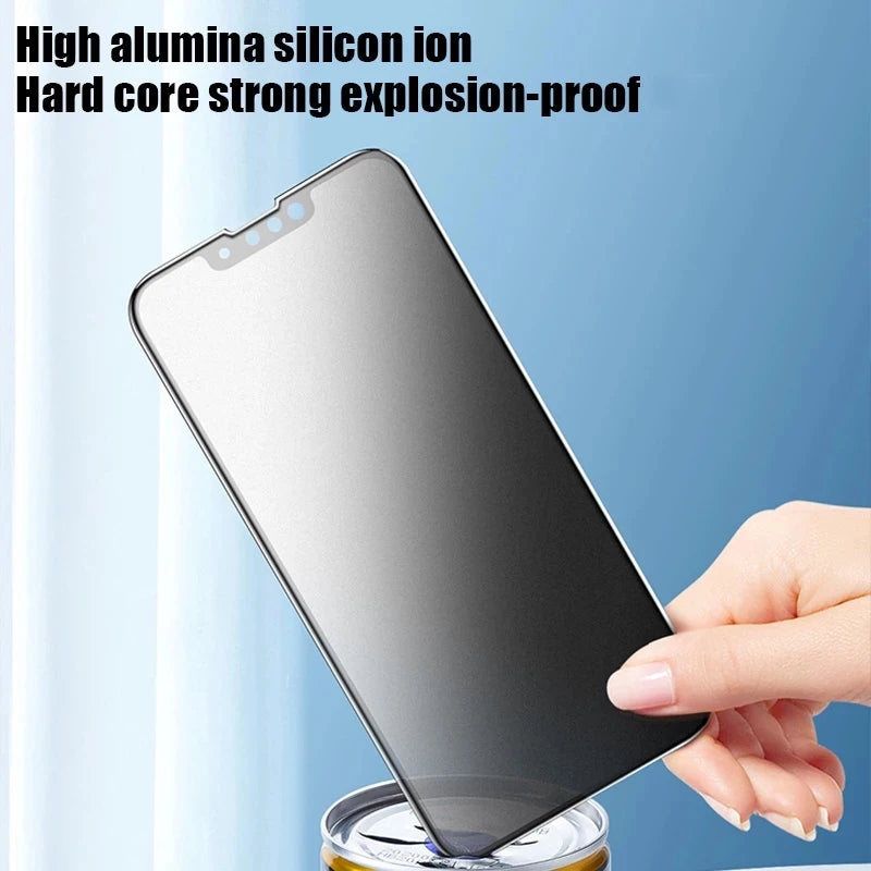 Matte Privacy Screen Protector for IPhone 12 13 Pro Max Mini 7 Plus Anti-Spy Tempered Glass for iPhone 11 14 15 PRO XS MAX XR X