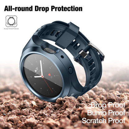 Sports business Case For Samsung Galaxy Watch Active 2 44mm Rugged Protective Cover with Strap Bands For Galaxy Watch Active 2