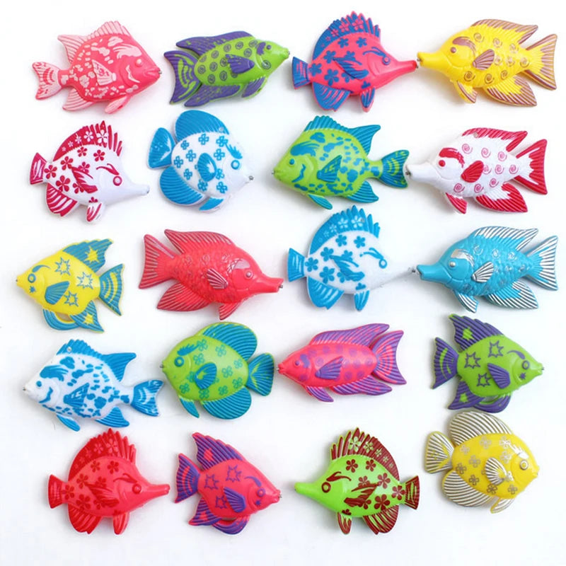 1 Set Baby Bath Toys Magnetic Fishing Toys for Children Boys Girls Bathroom Bathing Water Summer Beach Catch Fish Children's Toy