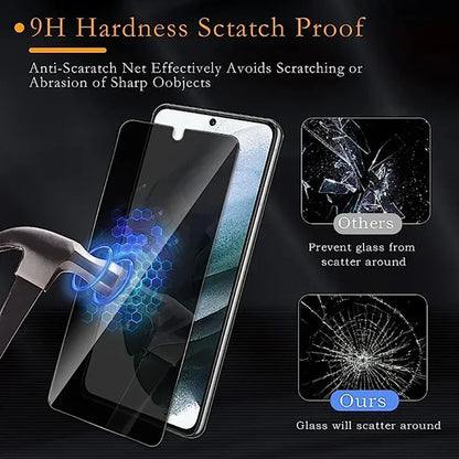 Fingerprint Unlocking Privacy Tempered Glass for Samsung Galaxy S23 S22 S21 S20 S10 Note 20 10 9 8 S8 S9 Plus Screen Protector