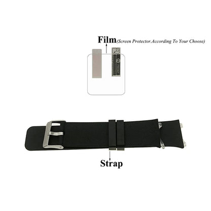 DZ09 Strap Smart Watch Smartwatch Silicone Replacement Watch Band Wrist Straps Belt Watchband Wristband + HD Screen Protector