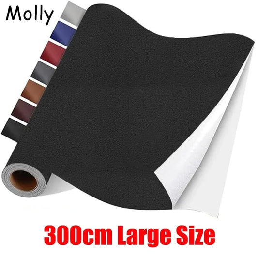 Leather Repair Patch for Furniture,sofa Car Seat Office Chair Couch Scratch Tape Kit,Self Adhesive PU Leather Waterproof