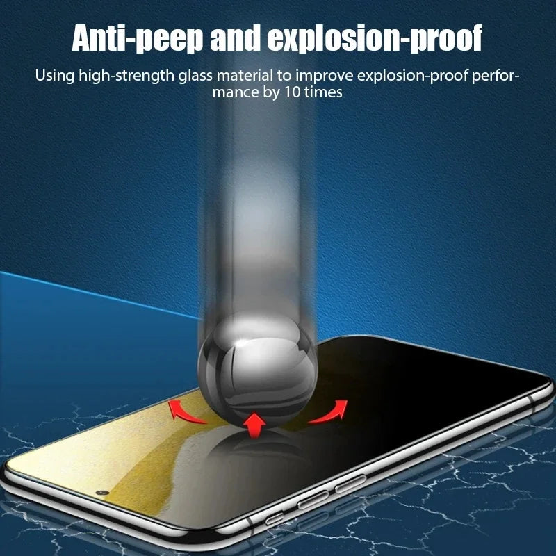 Privacy Screen Protector for Samsung Galaxy A54 A34 A13 A53 A52 A12 A14 A33 A23 A32 A51 A52S A73 A72 M12 M32 M52 Anti-spy Glass