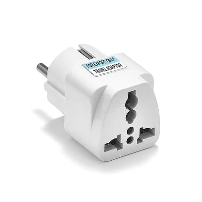 1pcs Universal European EU Plug Adapter International AU UK US To EU Euro Travel Adapter Electrical Plug Converter Power Socket