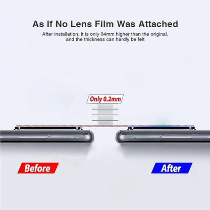 9D Curved Tempered Glass Metal Ring Camera Protector Cover For Samsung Galaxy Z Flip4 Flip 4 ZFlip4 Rear Lens Film Protect Cap