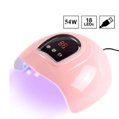 Nail Dryer UV Lamp LED Lamp For Nails With 18 LEDs Dryer Lamp For Curing Gel Polish Auto Sensing Nail Manicure Tools